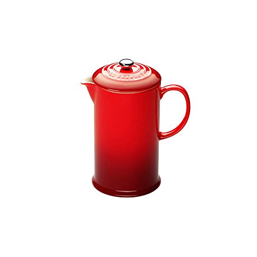 Le Creuset Stoneware French Press 1L Cerise