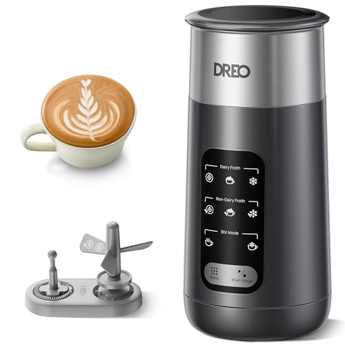Dreo 8-in-1 Electric Milk Frother with LED Display