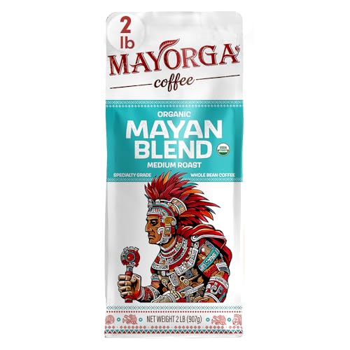 Mayorga Mayan Blend Organic Coffee Beans 2lb Medium Roast