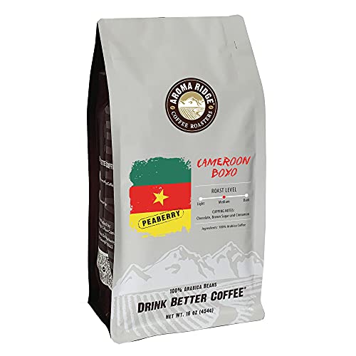 Cameroon Boyo Peaberry Coffee - Whole Bean, 16oz
