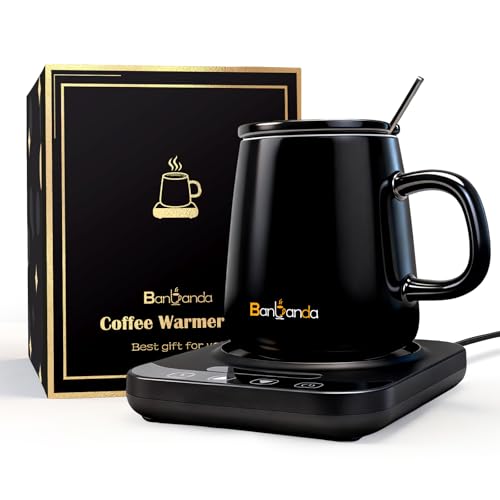Banbanda Smart Coffee Mug Warmer Set with 14oz Mug