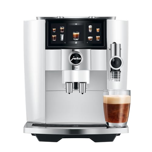 Jura J8 Twin Diamond White Espresso Machine