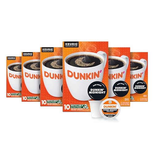Dunkin' Midnight Dark Roast K-Cup Pods 60 Count