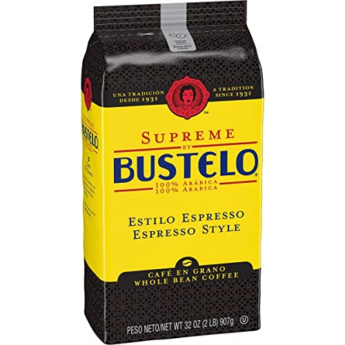 Supreme by Bustelo Whole Bean Coffee Dark Roast 32oz