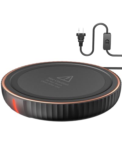 HouseGem Mug Warmer & Candle Warmer Plate - Black