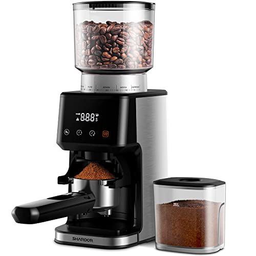 SHARDOR Electric Burr Coffee Grinder with Timer