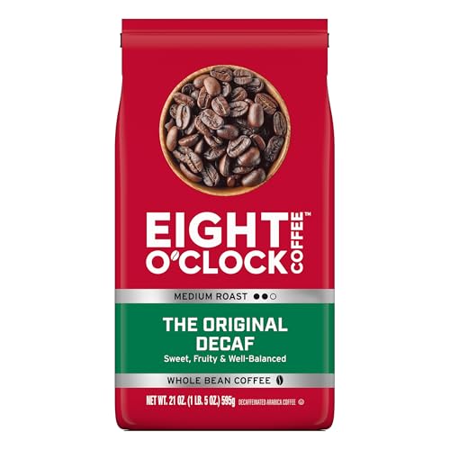 Eight O'Clock Original Decaf Whole Bean Coffee Medium