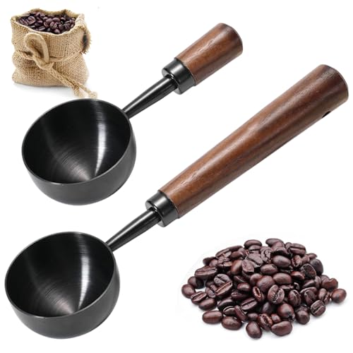 AddLotLot Vintage Coffee Measuring Spoons (2-Pack)
