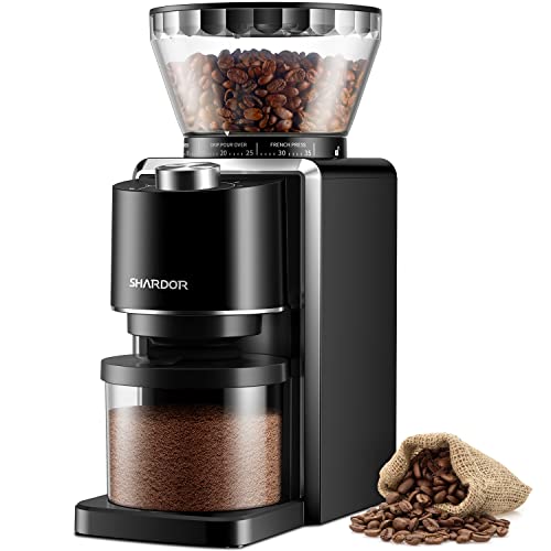 SHARDOR Electric Burr Coffee Grinder with 35 Settings