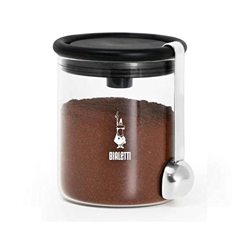 Bialetti Smart Coffee Jar - Glass Storage Container 8.8oz