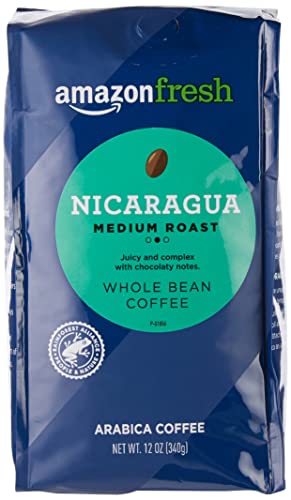 Amazon Fresh Nicaragua Whole Bean Coffee Medium Roast