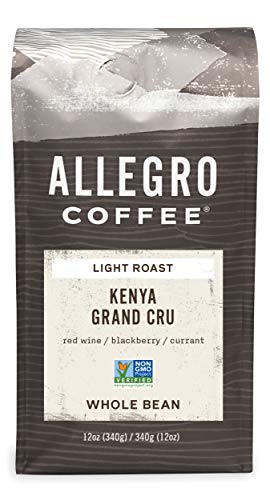 Kenya Grand Cru Light Roast Whole Bean Coffee