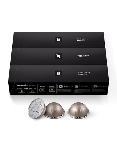 Nespresso Vertuo Arondio Gran Lungo Pods, 30 Count