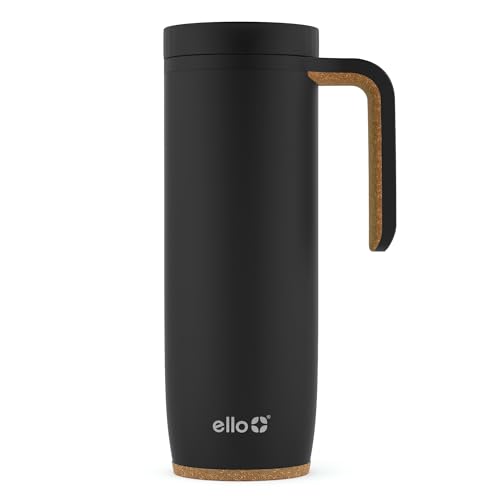 Ello Magnet 18oz Insulated Travel Mug - Matte Black