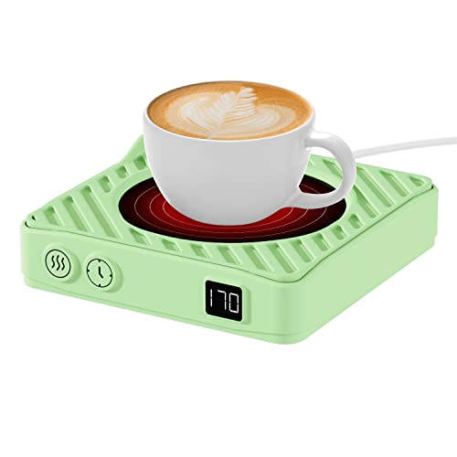 YANXUS Coffee Mug Warmer with Auto Timer (Green)