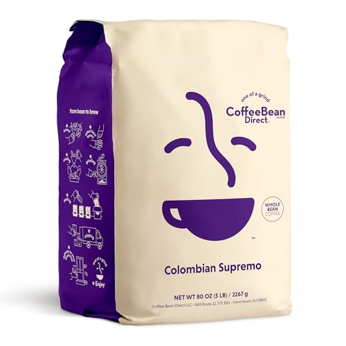 Coffee Bean Direct Colombian Supremo Light Roast 5lb