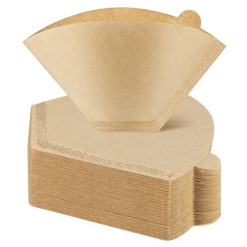 Prudiut #4 Cone Coffee Filters - 120 Count Unbleached
