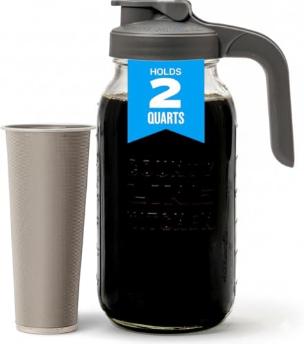 County Line Kitchen Glass Cold Brew Maker 64oz