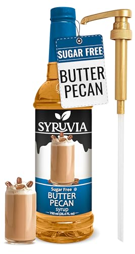 Syruvia Sugar-Free Butter Pecan Coffee Syrup 25.4oz